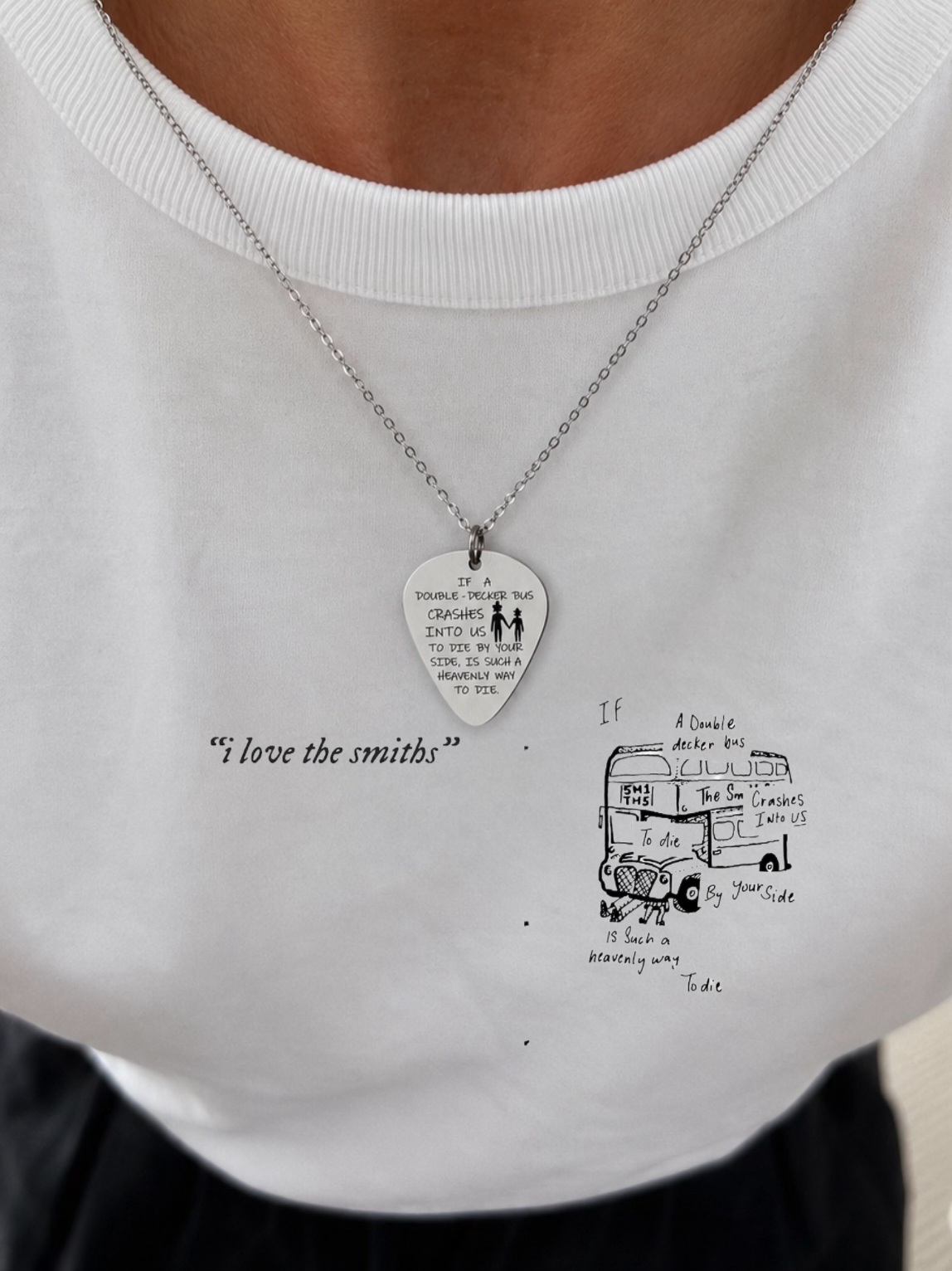 گردنبند پیک گیتار استیل the Smiths