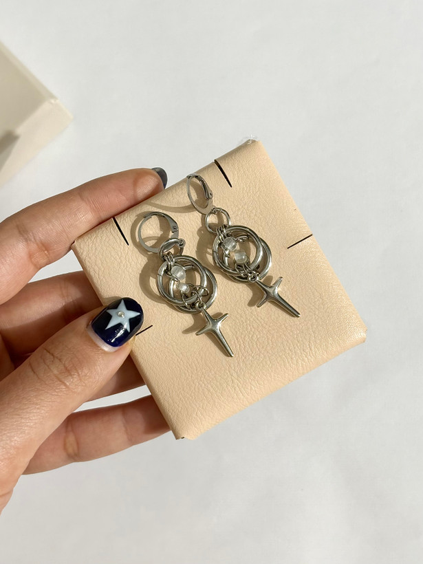 گوشواره استیل اسپارکل