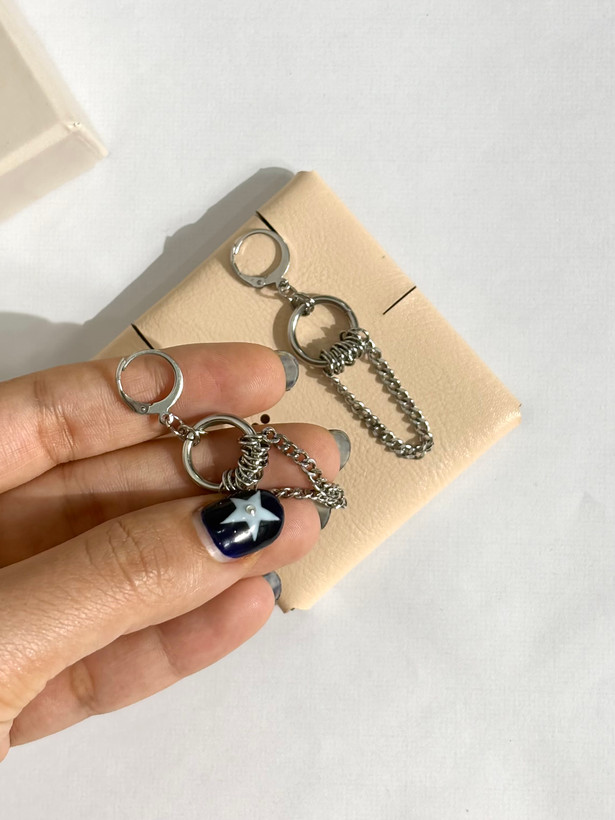گوشواره استیل گاثیک